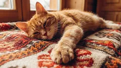 Waarom spinnen katten? 5 Betekenissen achter een spinnende kat