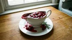 Een cranberrysaus met drie ingrediënten voor op de kersttafel - rijke smaak voor feestelijke gerechten